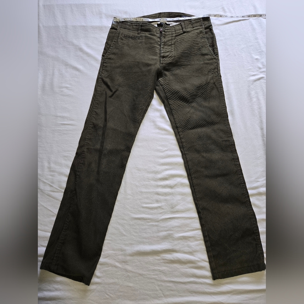 Wings + Horns Green Corduroy Pants